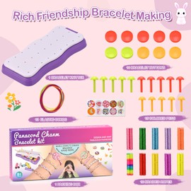 Friendship Bracelet Making Kit for Girls 8-12 | Cool DIY Friendship Bracelet String Maker Toys Set- Arts and Crafts Gift for Kids | Ideal Birthday Christmas Gift Toy for Girl 8 9 10 11 12+ Years Old