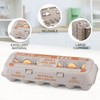 Printed Natural Pulp Egg Cartons Holds Up to Twelve Eggs
