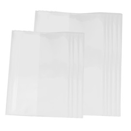 20pcs Clear Book Cover Transparent Book Protector for Soft and Hardcover Textbooks Sleeve for Students for School Supplies and Exercise