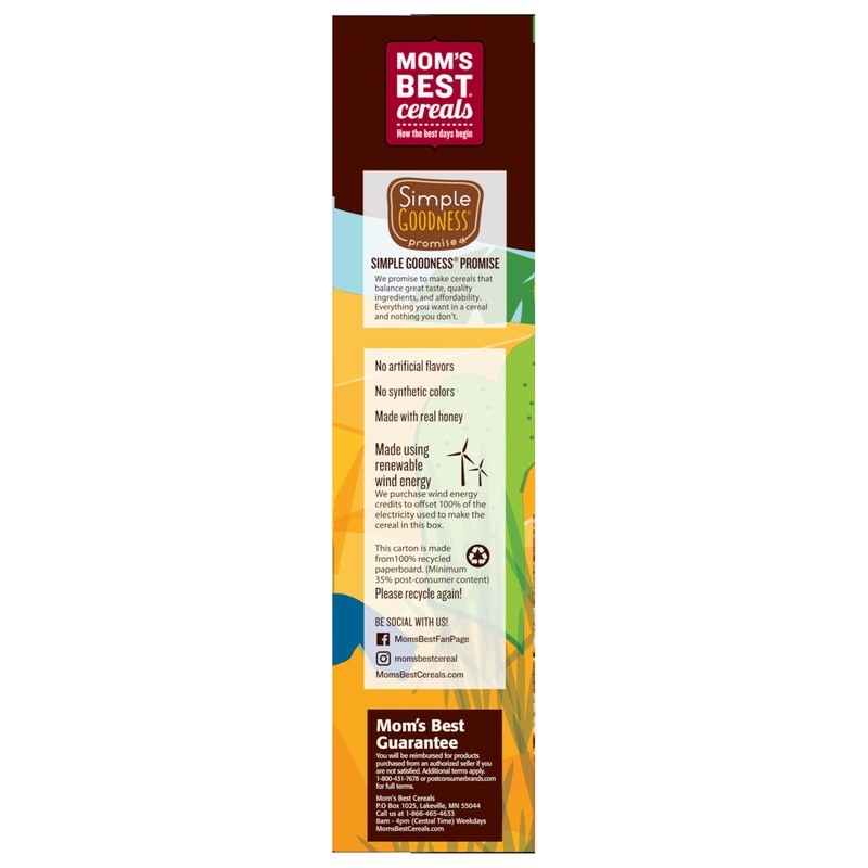 Mom's Best Honey Grahams Breakfast Cereal, Honey Graham Cereal Made
