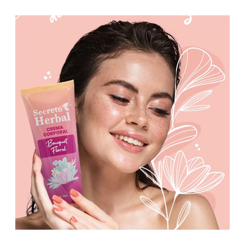 Secreto Herbal Crema Corporal Bouquete Floral 180 ml