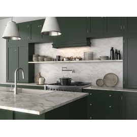 ANZZI 24-Inch Wall Mounted Pot Filler in Brushed Nickel | 24-Reach Spout Solid Brass Two Handle Dual Shut-Off Valve Double Joint Swing Arm Wall Mount Kitchen Folding Faucet | KF-AZ258BN