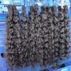 100% Unprocessed Raw Human Hair Extensions Single Donor Double Weft