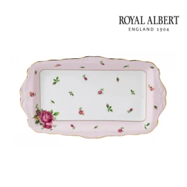 Royal Albert New Imperial Rose Pink Sandwich Tray 1P / 로얄알버트 뉴황실장미 핑크 샌드위치 트레이 1P