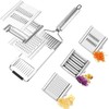 EZONEDEAL 3 in 1 Vegetable Chopper Set, Multipurpose Vegetable Slicer