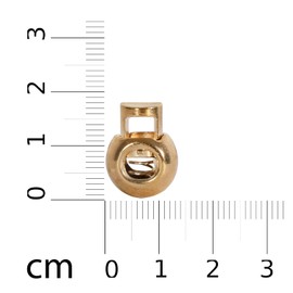 WedDecor Metal Push Button Twin Hole Cord Lock Spring Loaded Toggle Stopper for Shoelaces, Jackets, Sportswear, Clothing, Backpacks, Luggage, DIY Craft Projects (Gold, 20pcs)