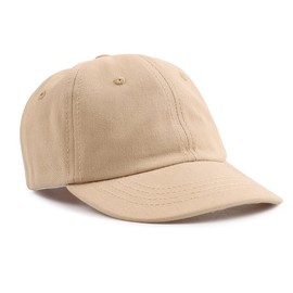 Peecabe Plain Toddler Baseball Hat Unisex Cotton Kids Trucker Hat Adjustable Baby Boys Sun Caps Girls Baseball Cap 1-5Y (54cm(6-8Y), Khaki)