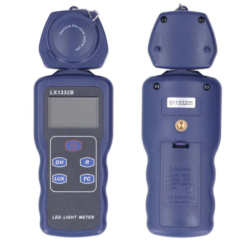 Illumination Photometer Digital Brightness Tester High Accuracy Light Detector Illuminance