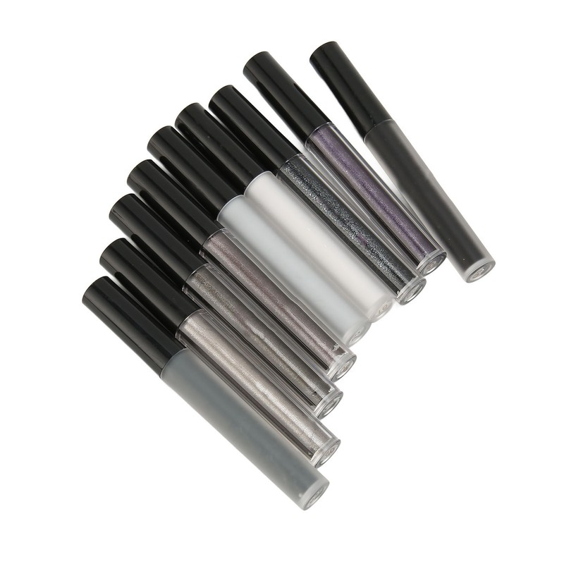 9Pcs Household Liquid Eye Shadow Set Makeup Shine Finish Matte