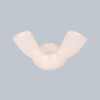 10 Pack 1/4-20 Nylon Wing Nuts - Off White(Natural Nylon