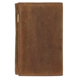 BAGAN Genuine Leather Women's Purse - 021663, brown, Vintage