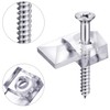 Blulu 20 Pack Mirror Holder Clips for 6 mm in