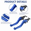 Keenso 1 Pair Motorcycle Clutch Brake Handle Levers, Universal Brake