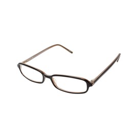 Calabria Viv 733 Designer Reading Glasses in Black Brown +1.75