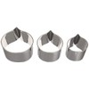 Endoshoji BNK7101 Professional Shape Cutter, Chestnut Shaped, 3-Piece Set, 18-8