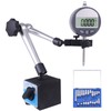 Electronic Digital Dial Indicator with Magnetic Base Holder Fine Adjustable