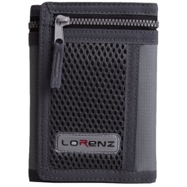 Mens/Gents/Kids Small Canvas Style Wallet/Money/Coin Holder/Pouch - Grey