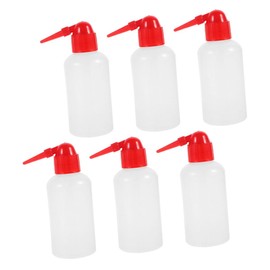 ULTECHNOVO 6pcs Plastic Squeeze Wash Bottles for Lab Cleaning Eyelash Extensions and Plant Watering Rinse Tools with Precise Measurement Scale for Efficient Cleaning