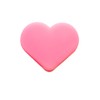 Poppy Heart-Shaped Straw Topper, Helps Prevent Wrinkles (Pink)