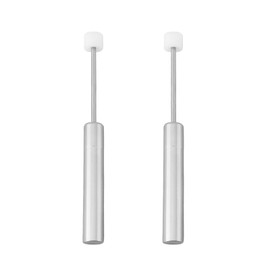 ECSiNG 2pcs 74x40x7.8mm Soft-Close Trash Can Damper Piston with Lid Steel and Plastic Mechanism Trash Can Damper Replacement for Kitchen Trash Can