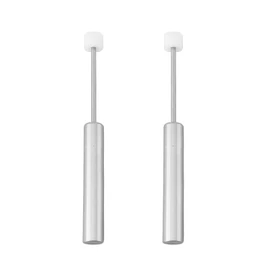ECSiNG 2pcs 74x40x7.8mm Soft-Close Trash Can Damper Piston with Lid Steel and Plastic Mechanism Trash Can Damper Replacement for Kitchen Trash Can