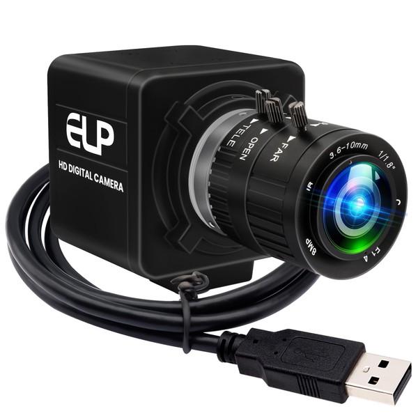 IFWATER USB Camera 4K 12 Megapixels USB Webcam 1080P 120fps