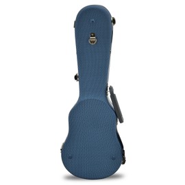 Crossrock CRA800SUBL ABS Soprano Ukulele Hard-Shell Case, Blue