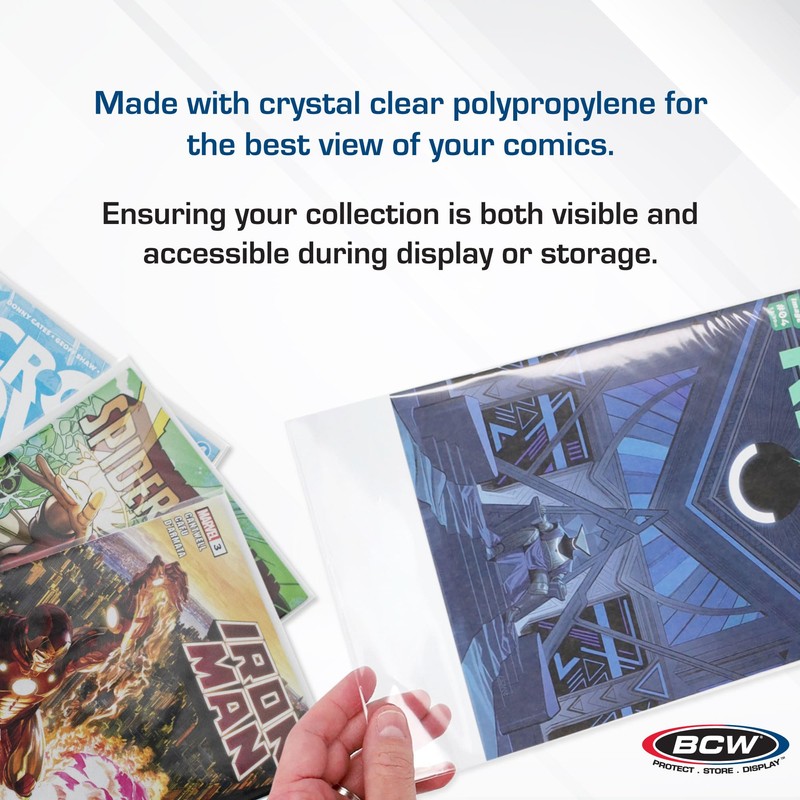 BCW Resealable Current/Modern Comic Bags - 100 ct | Acid-Free