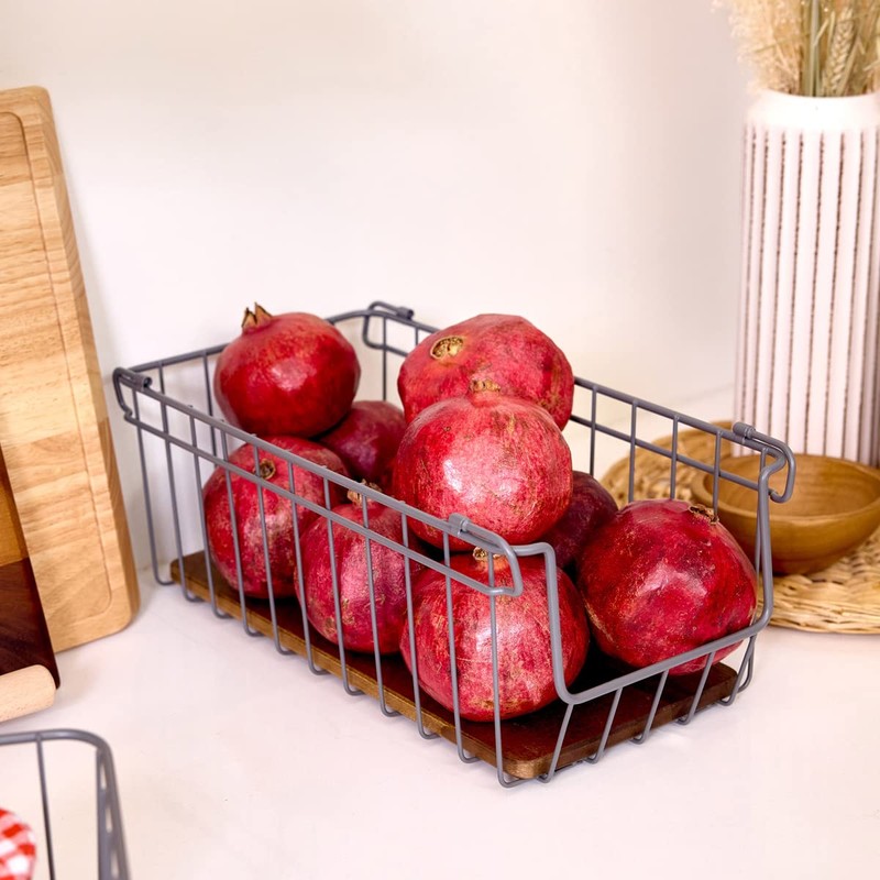 The Ría Safford Collection by iDesign Open Front Wire Basket