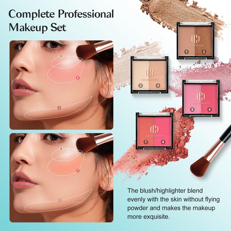 Color Nymph All In One Makeup Kit Comestics Gifts for