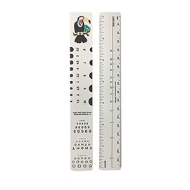 Toucan Pediatric Fixation Stick | 6 Inches | LEA Symbols | LEA Numbers | HOTV Letters
