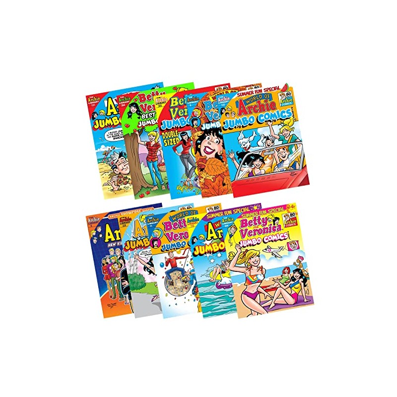Archie Comics Digest Value Pack (Includes 10 Books)
