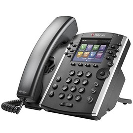 VVX 411 12-Line IP Phone Gigabit PoE (Renewed)