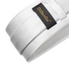 DiBanGu Silk Necktie Wedding Pocket Square Tie Pin Cufflinks Set