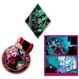 Tees Factory Joker Folie A Do Clear Sticker Set Joker/B Set Size: Approx. 2.8 x 2.4 inches (70 x 60 mm) DC-5546486JB
