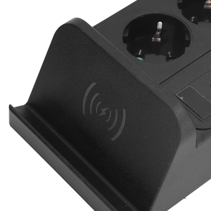 European Power Strip Wireless Charging USB TYPE C 4 Way