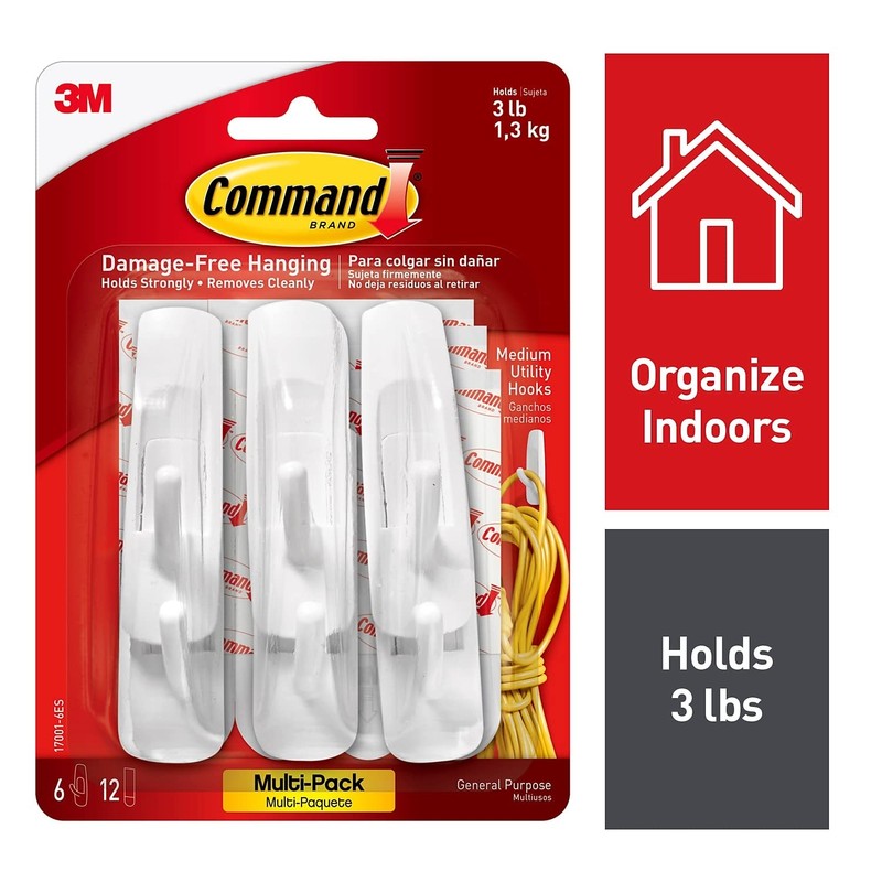 Command™ Medium Utility Hook Value Pack