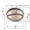 Tsubame Sanjo MK-7741 Mura Blacksmith Pure Titanium Lunch Plate (3