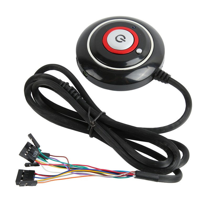 PC Power Button Strong ABS Light Weight Simple Installation Plug