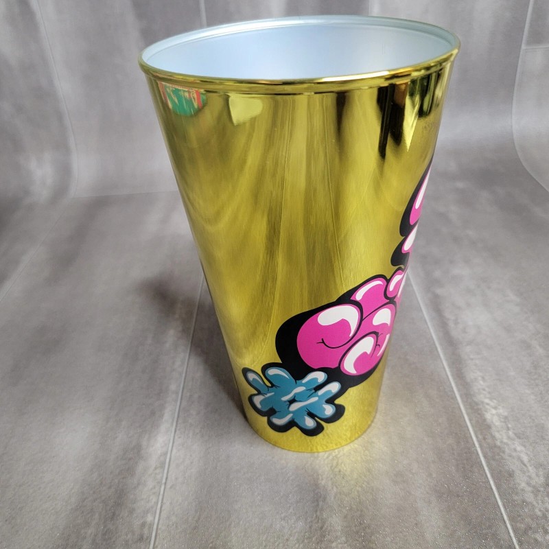 7-11 Limited Edition 7-11 Chrome Silver & Gold Plastic Slurpee