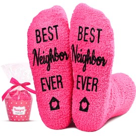HAPPYPOP Neighbor Gifts Ideas - Best Hostess, House Warming, New Home Gifts Female Socks for Women