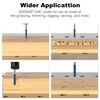 XDENGP 60 Degree V Groove Router Bit, Carbide CNC Chamfer