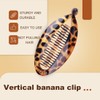 Pack of 3 Banana Clips Hair Clips Banana Fish Combs