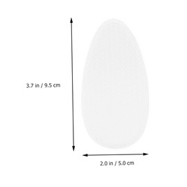 Mikinona 2pcs Glass Foot Callus Remover Tool Ergonomic Foot File and Skin Scrubber for Pedicure Care and Compact Design for Smooth