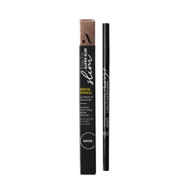 Absolute New York Super Slim Brow Pencil, Fine Point, Dual Ended, Fade Resistant and Long Lasting (Smoke)