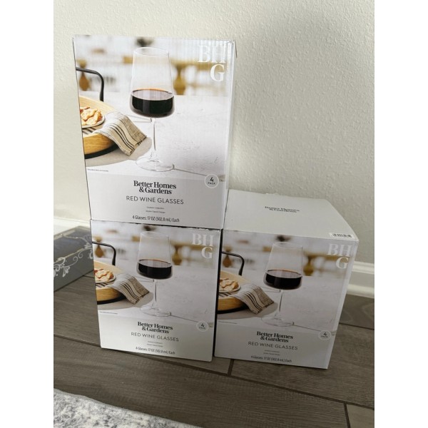 Unbranded Wine Glasses Set of 4 - 12 Clear with
