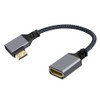 NFHK 4K Tipo-C Mini HDMI 1.4 macho 90 grados en