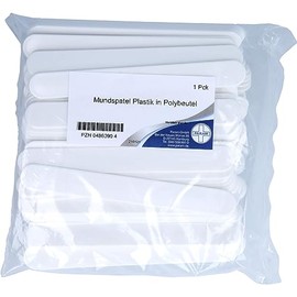 Spatula Plastic Mouth Pack of 100