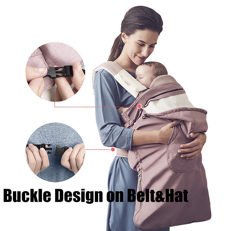 Bebamour Cover for Baby Carrier Universal Hoodie All Season Stroller