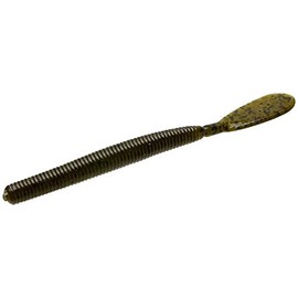 Zoom 051025 Original Paddle Tail Speed Worm, 5 3/4", 15Pk, Green